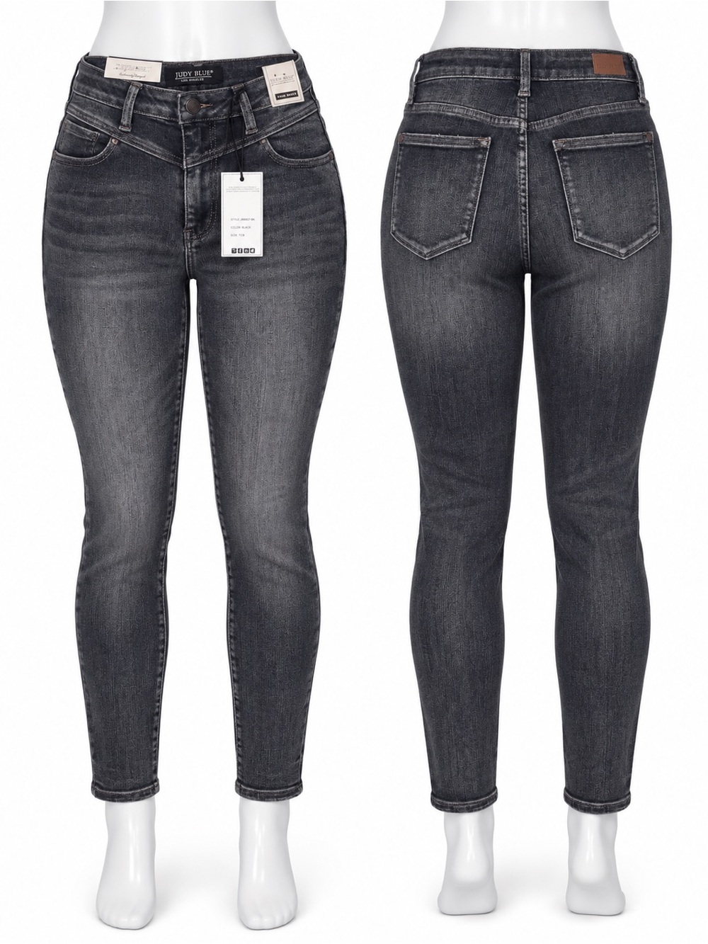 Judy Blue Women's Skinny Jeans in Charcoal